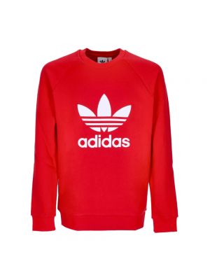 Sweatshirt mit rundhalsausschnitt Adidas rot