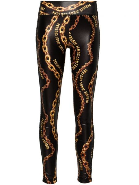 Stretchhose mit print Versace Jeans Couture