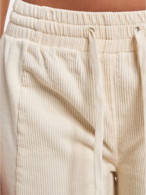 Pantalon en velours côtelé large Karl Kani beige