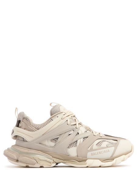 Imiteret læder læder sneakers Balenciaga Track beige