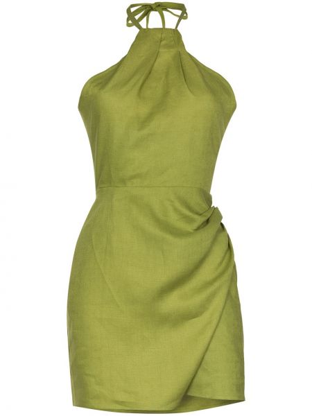 Mini vestido Reformation verde