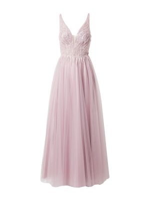 Βραδινό φόρεμα Swing ροζ