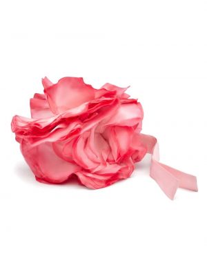 Svilena ogrlica Nina Ricci roza