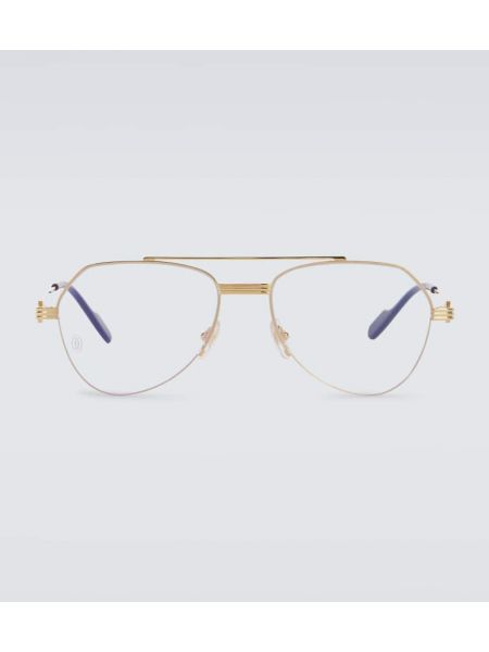 Briller Cartier Eyewear Collection gull