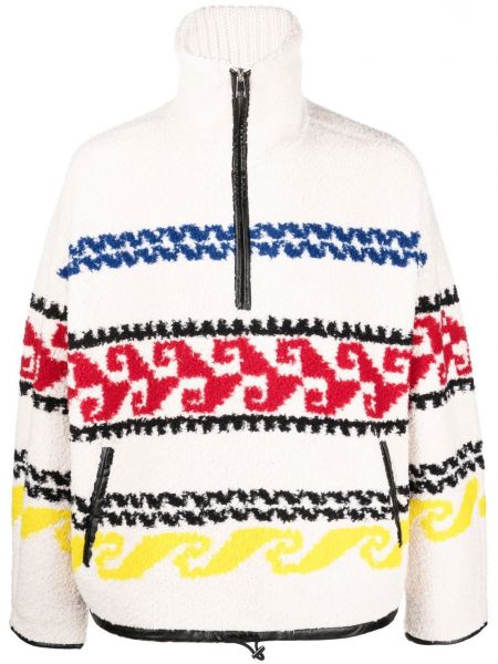 Trykt fleece lett jakke Isabel Marant