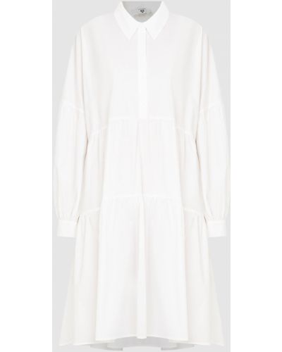 Сорочка Сукня з драпіруванням Twin-set, біле