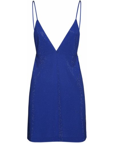 Mini šaty Dsquared2 modrá