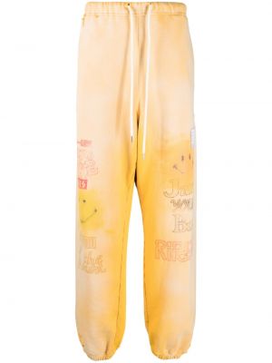 Панталон с принт Maison Mihara Yasuhiro жълто