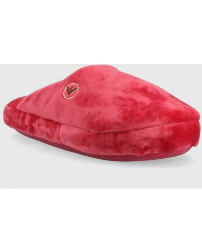 Kapcie Emporio Armani Underwear różowe