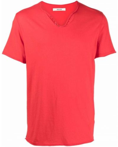 Camiseta con escote v Zadig&voltaire rojo