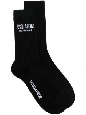 Čarape Dsquared2 crna