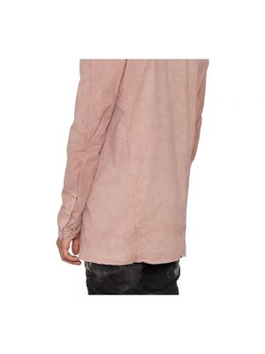 Camisa de lino de algodón Boris Bidjan Saberi rosa