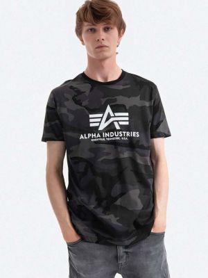Pamučna majica s printom Alpha Industries
