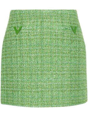 Tvídové sukně Valentino Garavani zelené