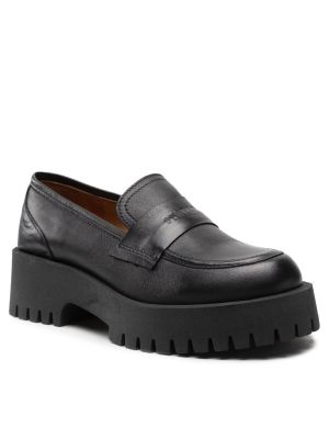 Loafers chunky Simple noir