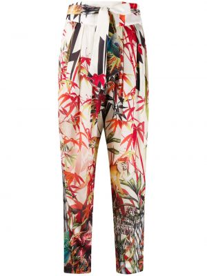 Pantalones con estampado tropical Dsquared2