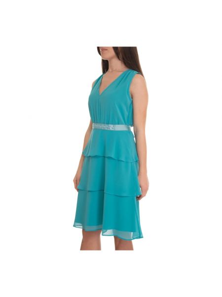 Mini vestido con escote v Pennyblack azul