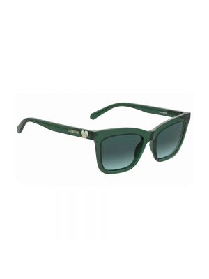 Gafas de sol con corazón Love Moschino verde