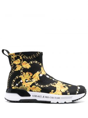 Baskılı sneaker Versace Jeans Couture siyah