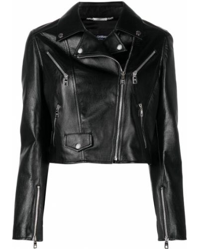 Байкерська куртка Dolce & Gabbana, чорна