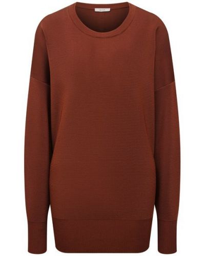Пуловер из вискозы The Row, коричневый