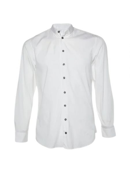 Koszula bawełniana Armani Pre-owned biała