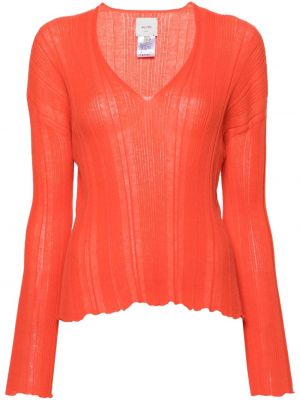Pullover mit v-ausschnitt Alysi orange