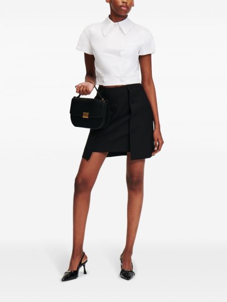 Mini spódniczka Karl Lagerfeld czarna
