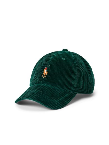 Gorra de pana Ralph Lauren verde