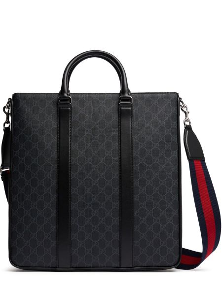 Τσάντα shopper Gucci μαύρο