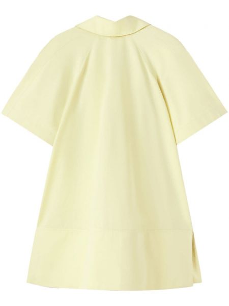 Αναστρέψιμη φόρεμα Jil Sander κίτρινο