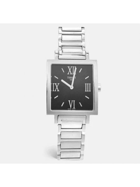 Relojes de acero inoxidable Tissot Pre-owned negro