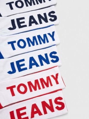 Skarpety Tommy Jeans białe