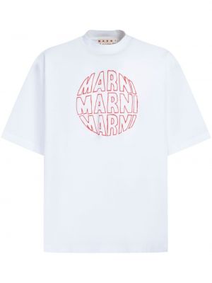 T-shirt con stampa Marni