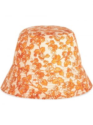 Cappello con stampa Etro arancione