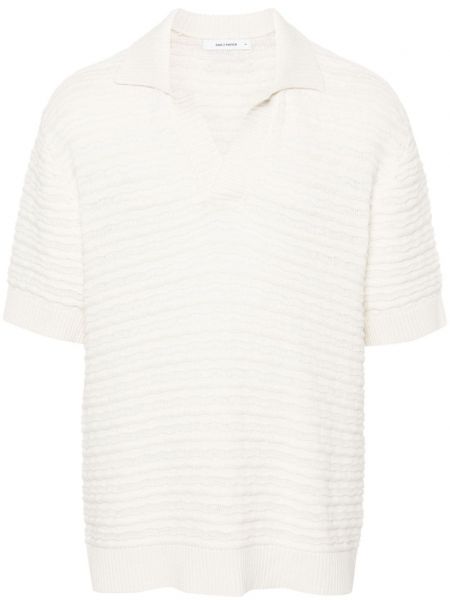 Polo en tricot Daily Paper blanc