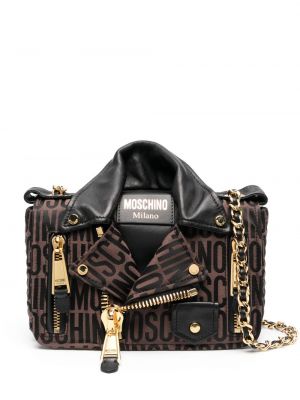 Чанта през рамо с принт Moschino