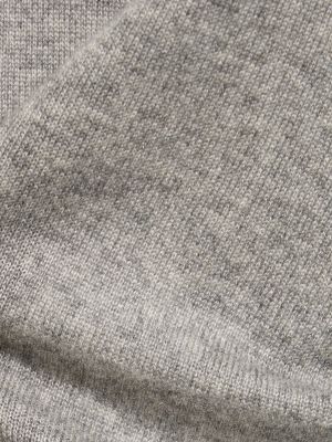 Svilena polo majica od kašmira Auralee siva
