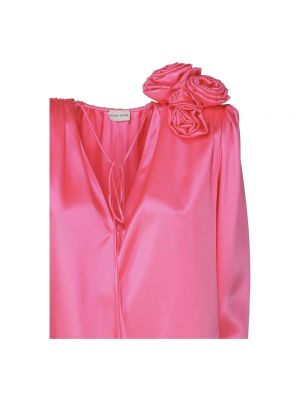 Koszula z wiskozy Magda Butrym różowa