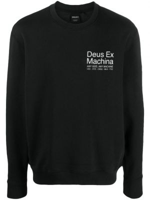 Bavlnený sveter s potlačou Deus Ex Machina