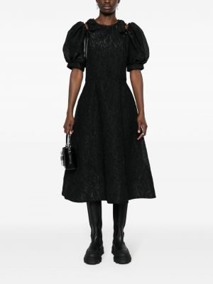 Midi šaty Simone Rocha černé