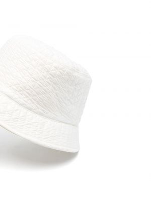 Bavlněný klobouk Moncler bílý