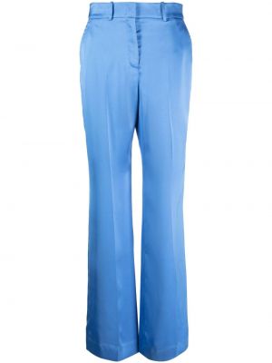 Pantaloni din satin Bcbg Max Azria albastru
