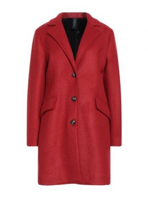 Cappotto di lana in viscosa Ero rosso