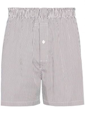 Prugaste kratke hlače s printom Maison Margiela