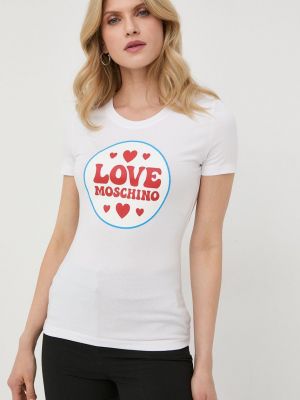 Majica Love Moschino bela