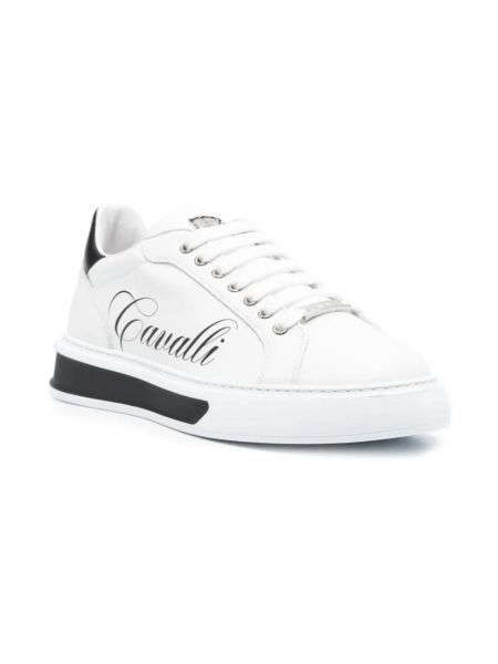Sneakersy Roberto Cavalli białe