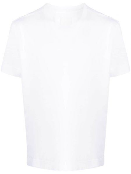 Bombažna majica z vezenjem Givenchy bela