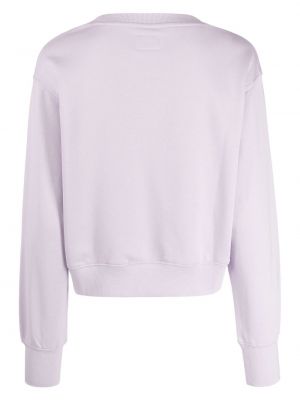 Sweatshirt mit stickerei mit rundem ausschnitt Izzue lila
