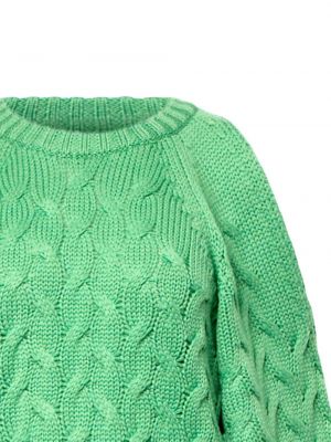 Sweter wełniany Equipment zielony